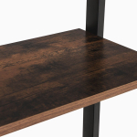 Полка-стеллаж ДСП+сталь, 5 секц, 56х34х172 см, Vasagle, Лофт, LLS45X