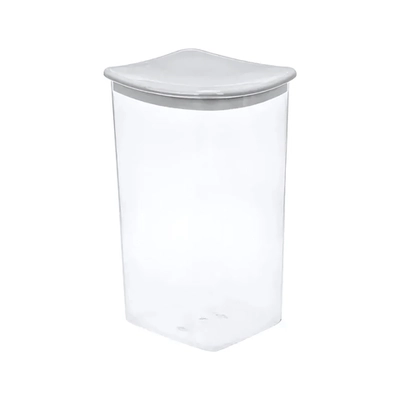 Емкость для сыпучих продуктов квадратная 1,9л, Смоки