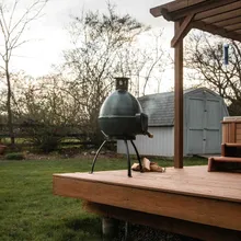 Садовый керамический камин Big Green Egg Chiminea