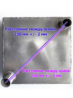 Теплообменник для печи 2 л. 4 мм.