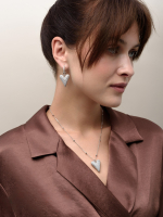 Колье "Elongate Shine" Silver