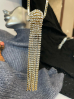 Кулон. Подвеска со стразами "Лучезарный узел" Цвет золото