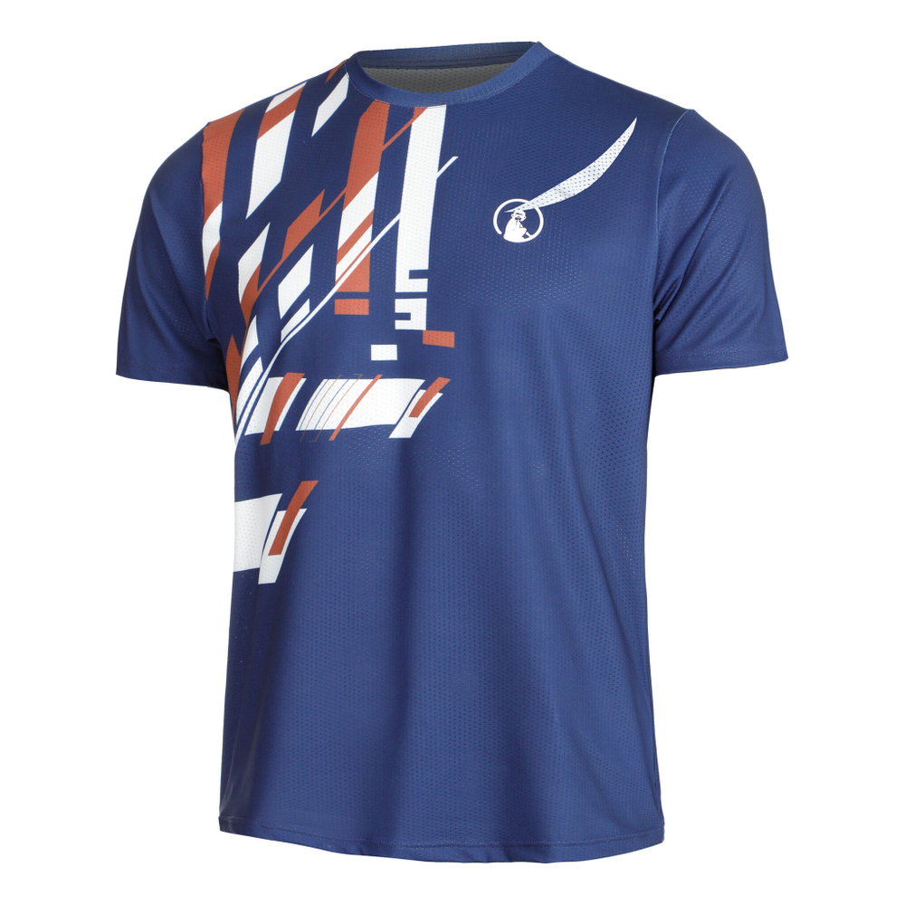 Мужское теннисное поло Quiet Please Retro Receiver T-Shirt Men - Blue