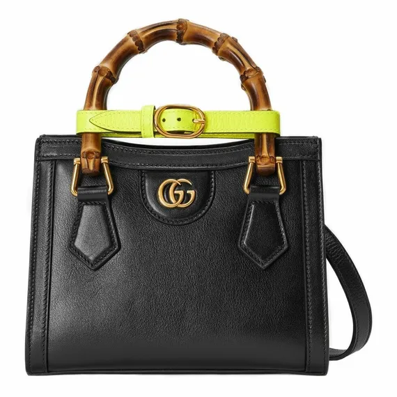 Сумка-тоут Gucci Diana размера мини черный