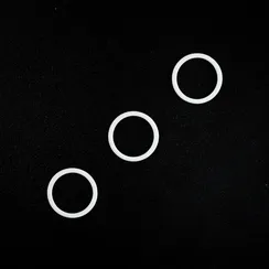 Кольцо для бретели белое 15 мм