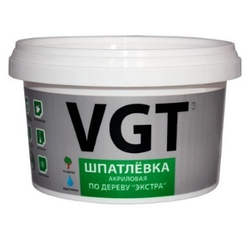 Шпатлевка по дереву 1 кг белый VGT