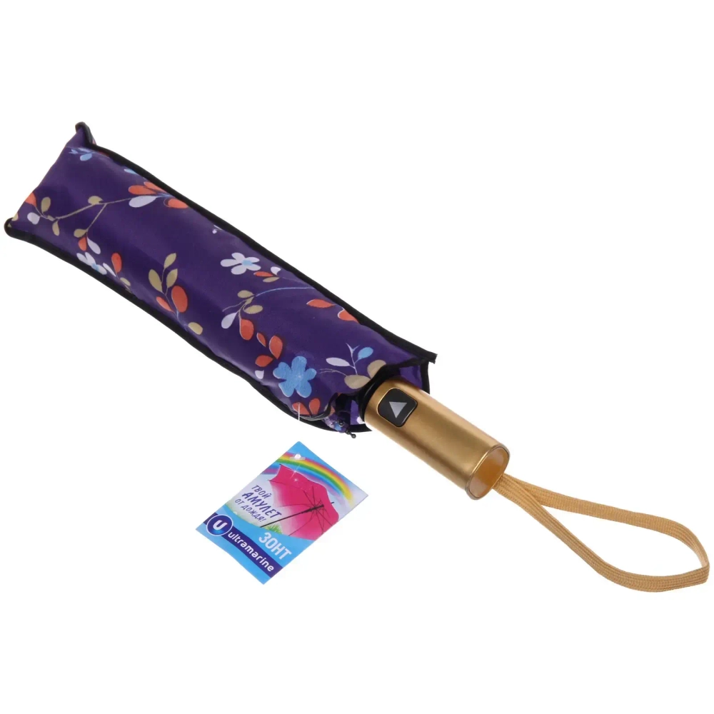 Зонт женский полуавтомат «Лагуна», микс 6 цветов, 8 спиц, d-100см, длина в слож. виде 30см