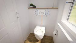 Емкость для размещения ароматических таблеток с автоматическим пуском Geberit DuoFresh 115.050.21.1