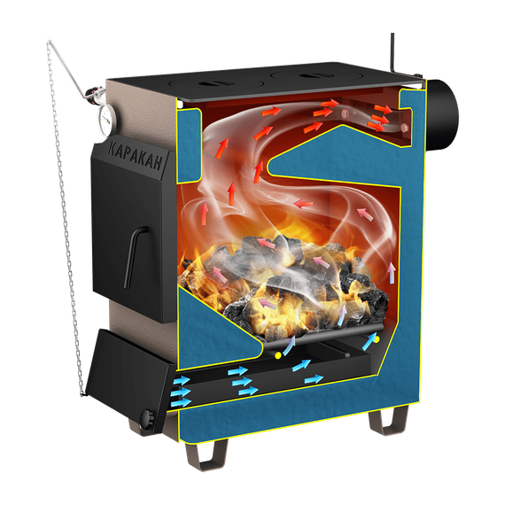 Котел твердотопливный Каракан 14ТПЭ 3