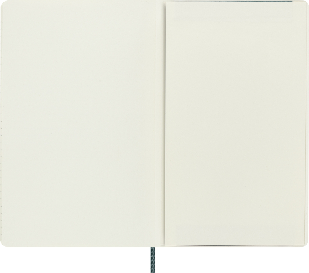 Блокнот в линейку Moleskine Soft Vegan Leather (QP616K54VBOABOX) A5 темно-зеленый в подарочной коробке
