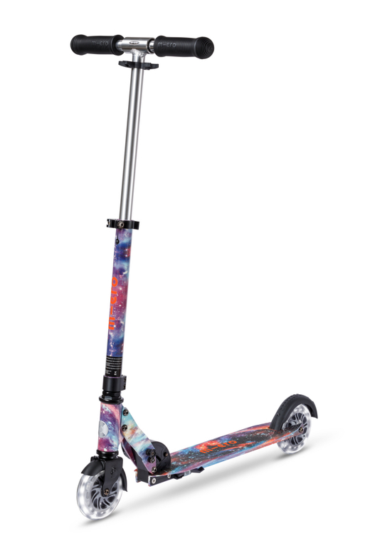 Самокат Micro Sprite Glow (светится в темноте) LED, Art Млечный путь
