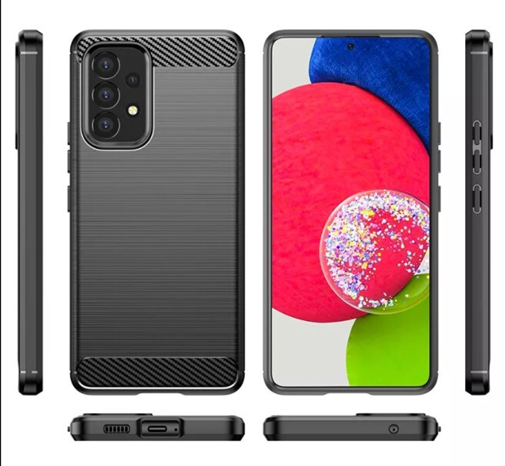 Чехол в стиле карбон для Samsung Galaxy A53 5G с 2022 года, серии Carbon от Caseport