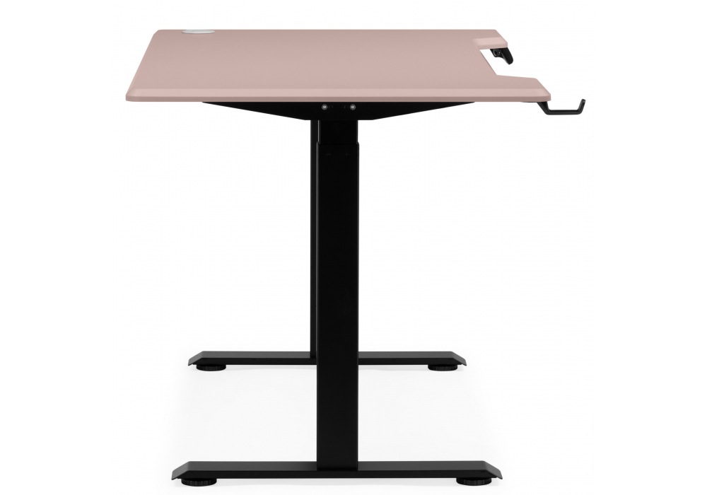 Компьютерный стол Woodville Маркос 120х75 розовый, черный, ножки черные