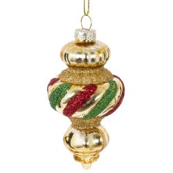 GAEM Набор из 2шт: Украшение новогоднее "Спираль фигурная", L12,5 W5,5 H12,5 см, 2в.