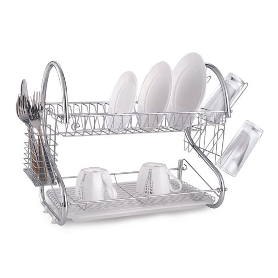 Сушилка для посуды двухъярусная Kamille KM-0764
