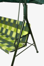 Качели садовые "Габи" до 160кг Светло-зеленая клетка