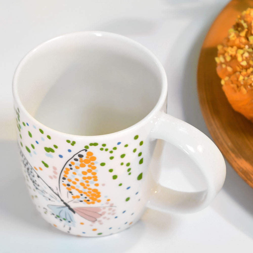 Кружка 360мл Бабочка, MFK20652