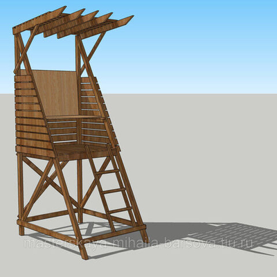 Вышка наблюдательная ВИХРЬ 180х130х380 см