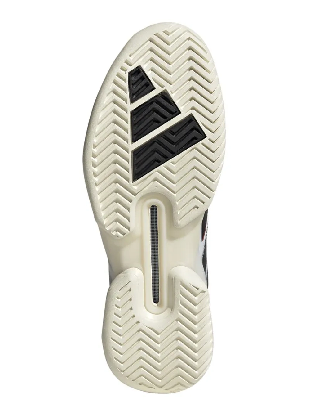 Мужские кроссовки теннисные Adidas Adizero Ubersonic 5 M - cloud white/core black/cream white