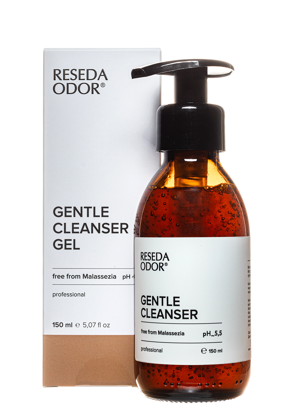 Soft cleansing gel Gentle cleanser free  from Malassezia, pH 5,5