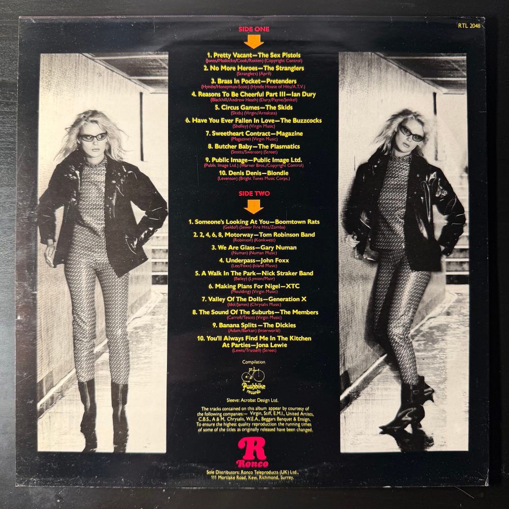 Сборник Street Level - 20 New Wave Hits (Англия 1980г.)