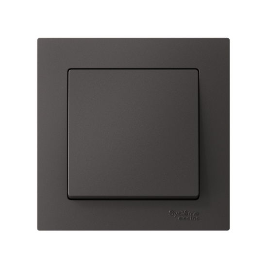 Выключатель 1-кл. AtlasDesign сх.1 10АХ в сборе базальт SE ATN001412