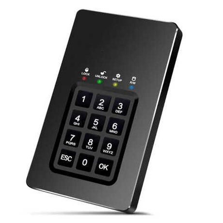SSD-диск с шифрованием и ПИН-кодом DataLock PRO