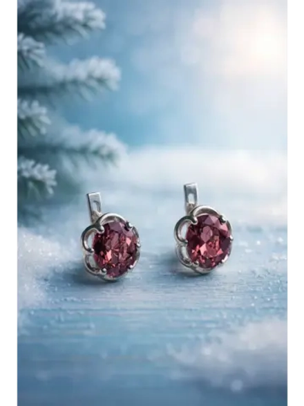 Серьги бижутерные "Зимний лучик"