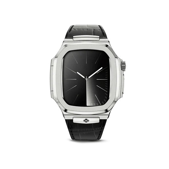 Корпус для Apple Watch ROYAL45 - Silver Leather