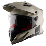 Шлем AXOR X-CROSS DUAL VISOR NR, с визором, цвет никель (S)