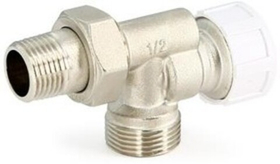 Кран термостатический UNI-FITT НГ 1/2 х 3/4 НН ЕК угловой-осевой 164V2300