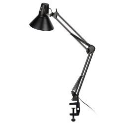 Настольный светильник ЭРА N-121-E27-40W-BK на струбцине черный