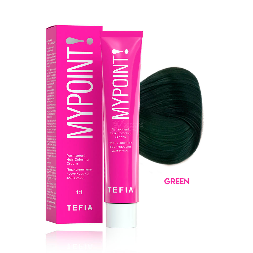 TEFIA Перманентная крем-краска для волос MYPOINT 60мл