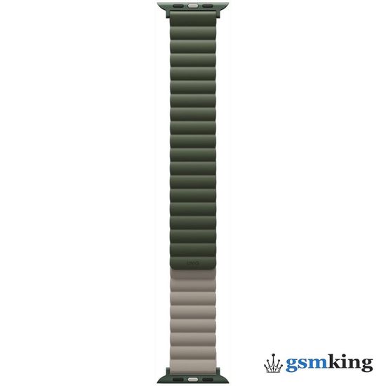 Uniq REVIX reversible Magnetic Strap for Apple Watch 42|44|45mm Green/Gray