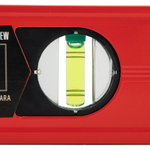 Уровень алюминиевый магнитный, 800 мм, фрезерованный, 3 глазка (1 зеркальный) усиленный Matrix