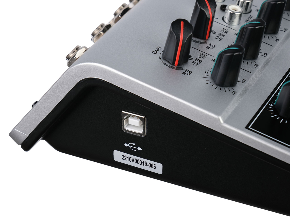 Мини-микшерный пульт, 6 каналов, USB, Soundking