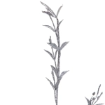 Ветка декоративная «Сказочные блики» 65 см, Серебро