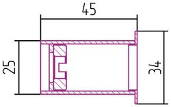 Модуль скрытого подключения Сунержа (для МЭМ CUBE)