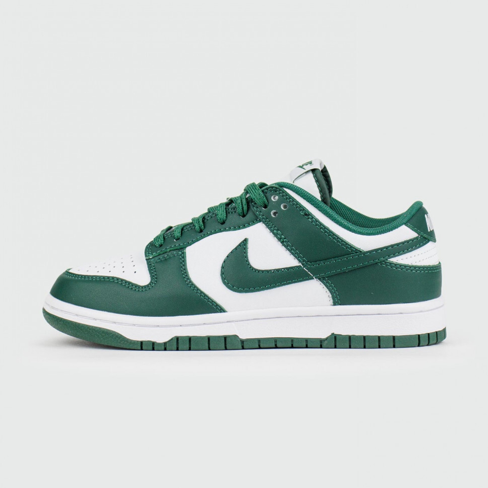 кроссовки Nike Dunk Low Classic Green / White Wmns
