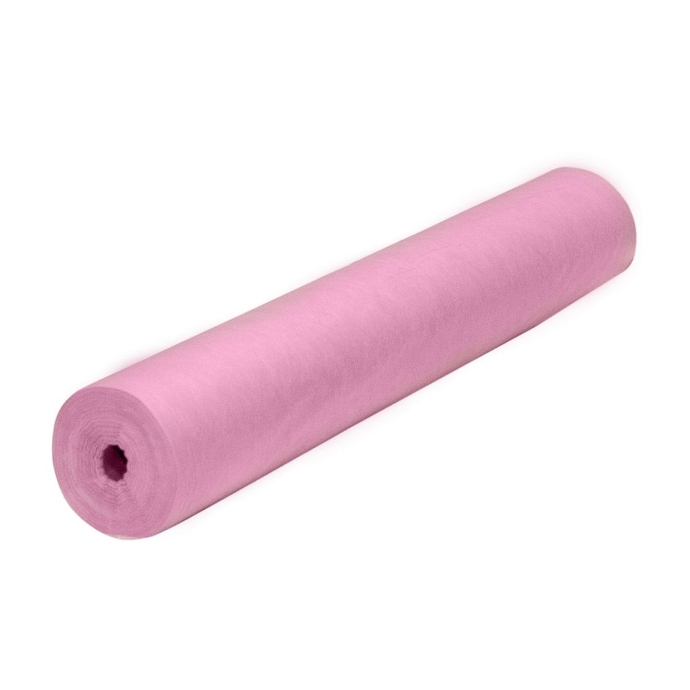 Простыни розовые рулон 100 шт плотность 10 грамм (промо) Бьютилайн