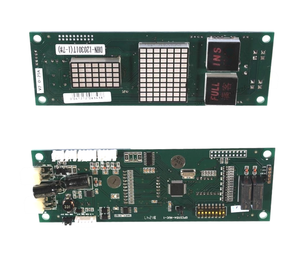 Плата этажной индикации вертикальная GPCS1154 (OCAL-08) для системы управления MPK708C  BLT.