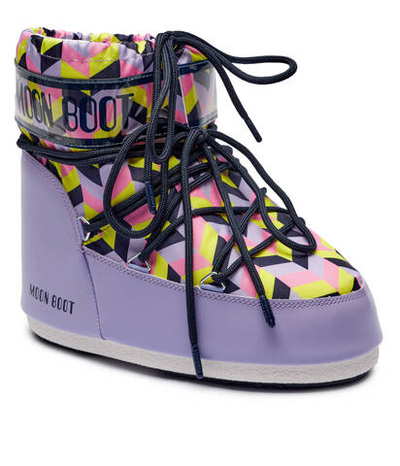 Утепленное угги LOW OPTICAL Moon Boot - лавандовый(80D1409550)