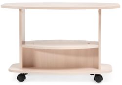 Журнальный стол Лидер 80х53х52 дуб млечный