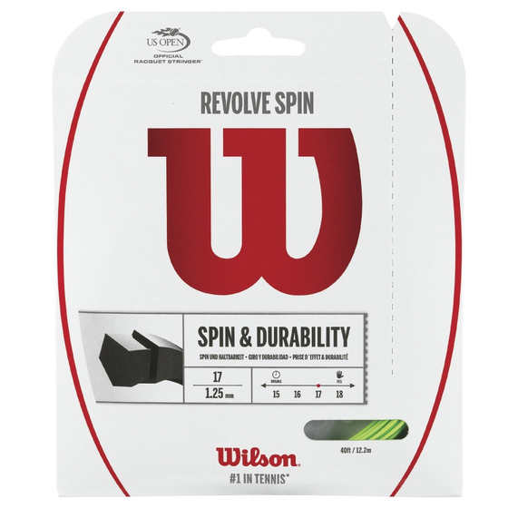 Теннисная струна Wilson Revolve Spin - 1,25 Set (длина 12 м), арт. WRZ956900