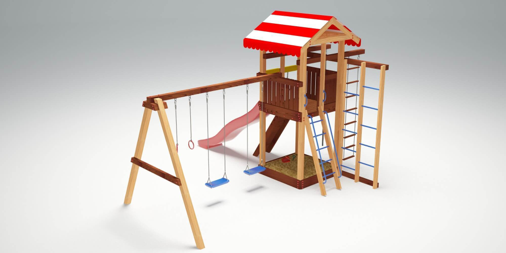 Детская площадка из дерева Савушка - 8