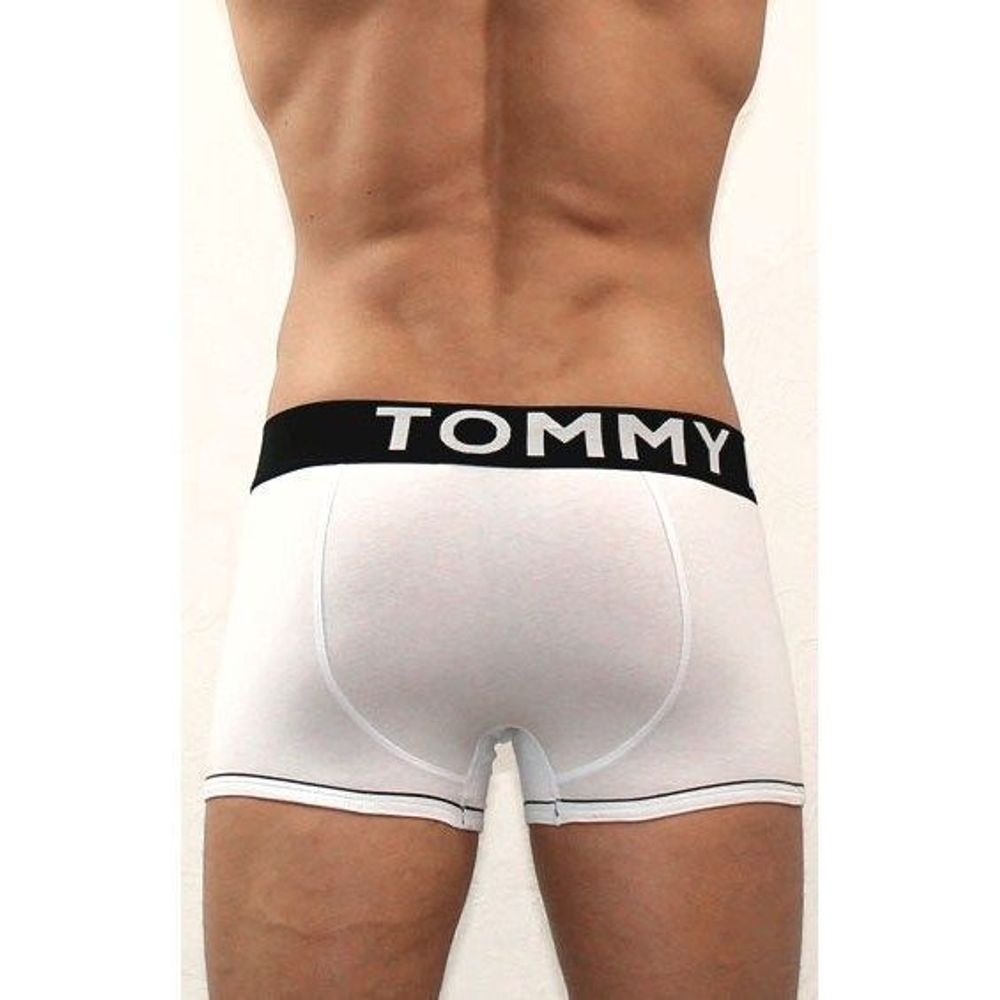 Мужские трусы боксеры белые Tommy Hilfiger White