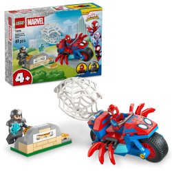 Конструктор LEGO Marvel Spidey 11206 Человек-паук на мотоцикле против Носорога — фото 1