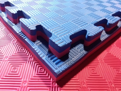 Будо-мат (татами) (1 плита 100x100x2,5 см, 1кв.м./уп) "5 полос"