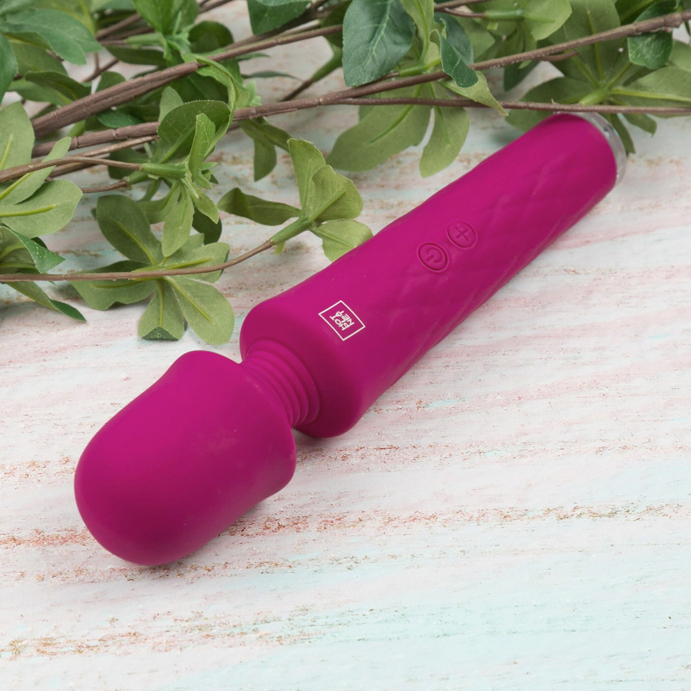 Бордовый вибромассажер Luna - 21,4 см. (Цвет: бордовый)