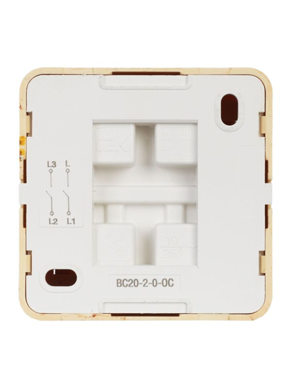 Выключатель 2-кл. ОП Октава 10А IP20 ВС20-2-0-ОС сосна GENERICA EVO20-K03-10-DC